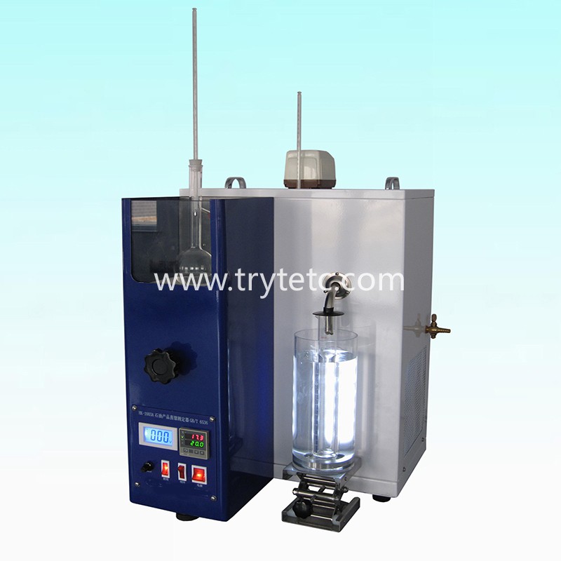 Distillation tester for petroleum products