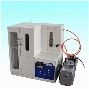 High vacuum distillation tester of high boiling petroleum products