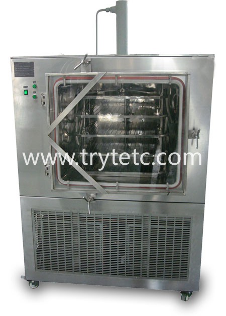 FD-100F Series Pilot In-situ Freeze Dryer, 15kg/24hours, 1 square meter, Silicone oil-heating