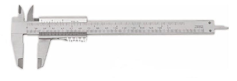 TR-P-166  VERNIER CALIPER MONO BLOCK WITH AUTO LOCK