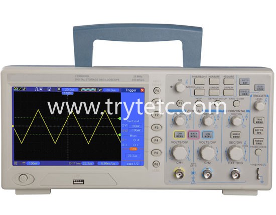 TR-OS-3022B  Oscilloscope 3022B 2channels ;25MHz;250MSa/s